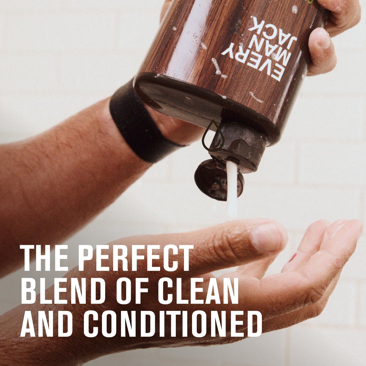 Every Man Jack 2-in-1 Shampoo + Conditioner Tea Tree & Cedar – Thickens, Cleanses & Hydrates Hair with Coconut, Aloe & Tea Tree Oil, 24oz