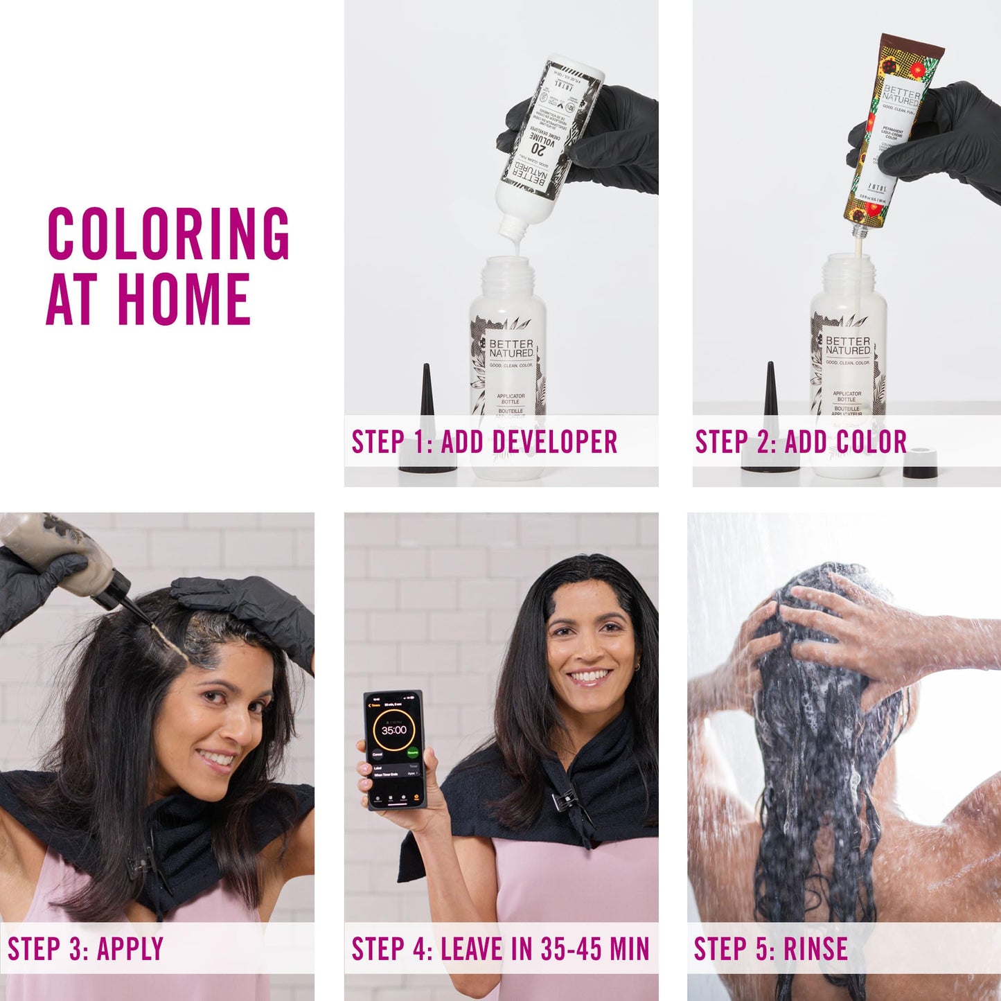 Better Natured 20 Volume Gentle Creme Hair Developer | For Professional Salon Coloring | Lightening & Gray Coverage | Long Lasting Color | 4 Fl Oz