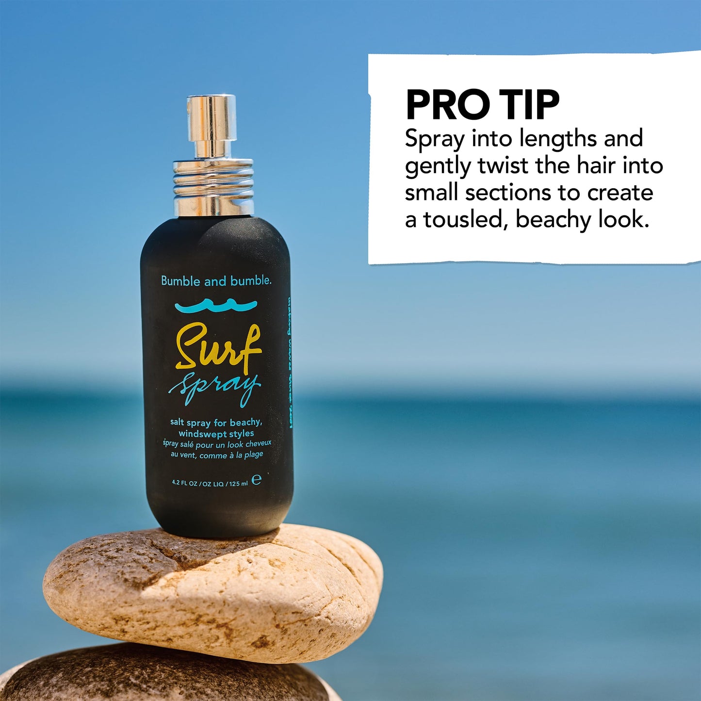 Bumble and bumble. Surf Sea Salt Spray | Volumizing | Adds Texture + Matte Finish, Wavy Straight, 1.7 Fl Oz