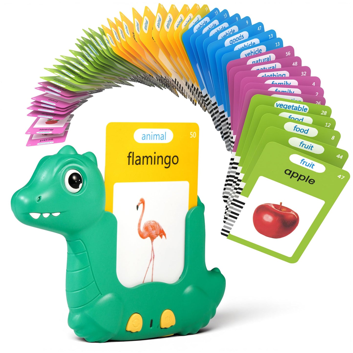 Talking Flash Cards for Toddlers 1-3 – Montessori Language & Speech Toys, 224 Words, Autism Therapy & Sensory Learning Gift