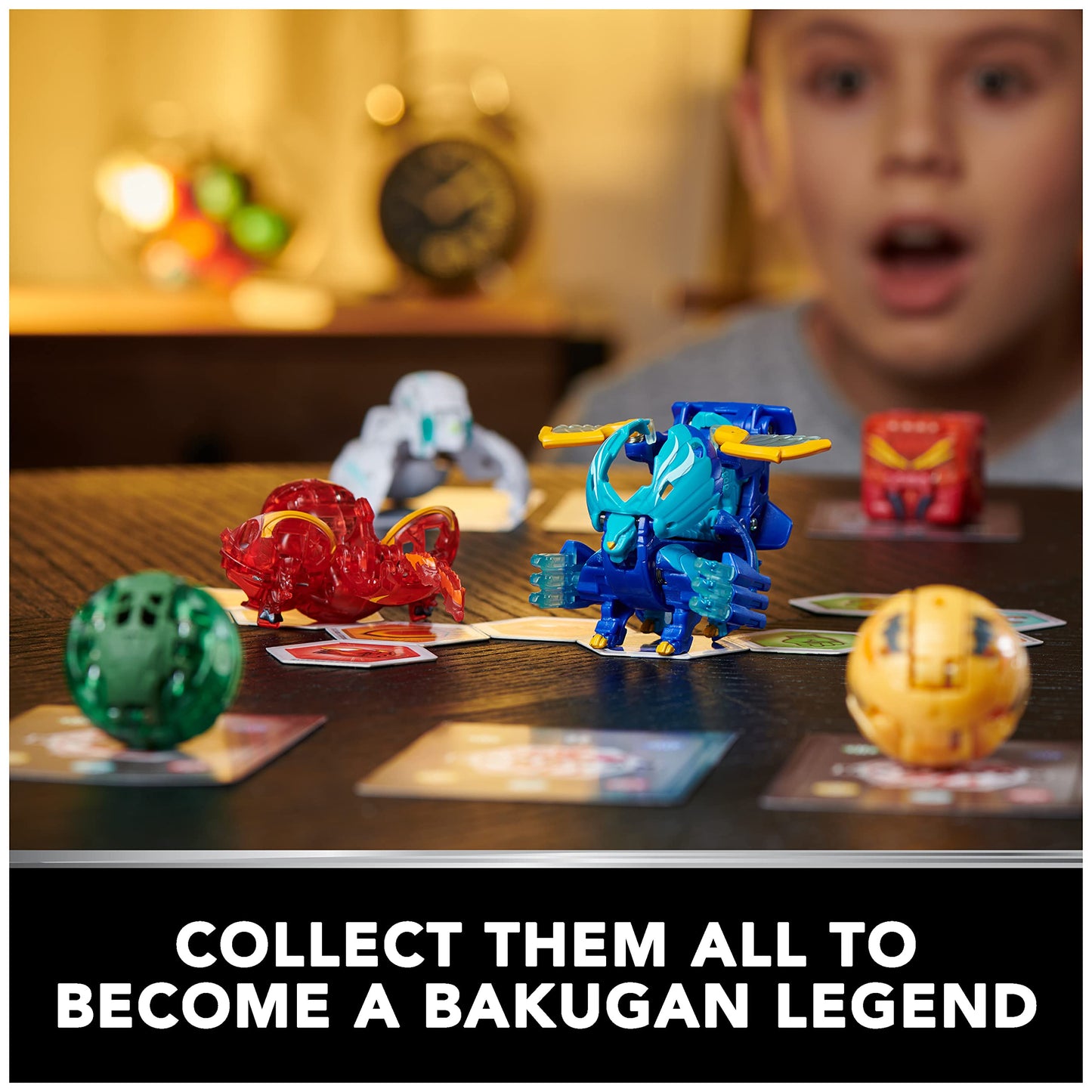 Bakugan Legends Dragonoid Light Up Action Figure, 1 Character Card and Metal Gate Card, Kids Toys for Boys Ages 6 and Up