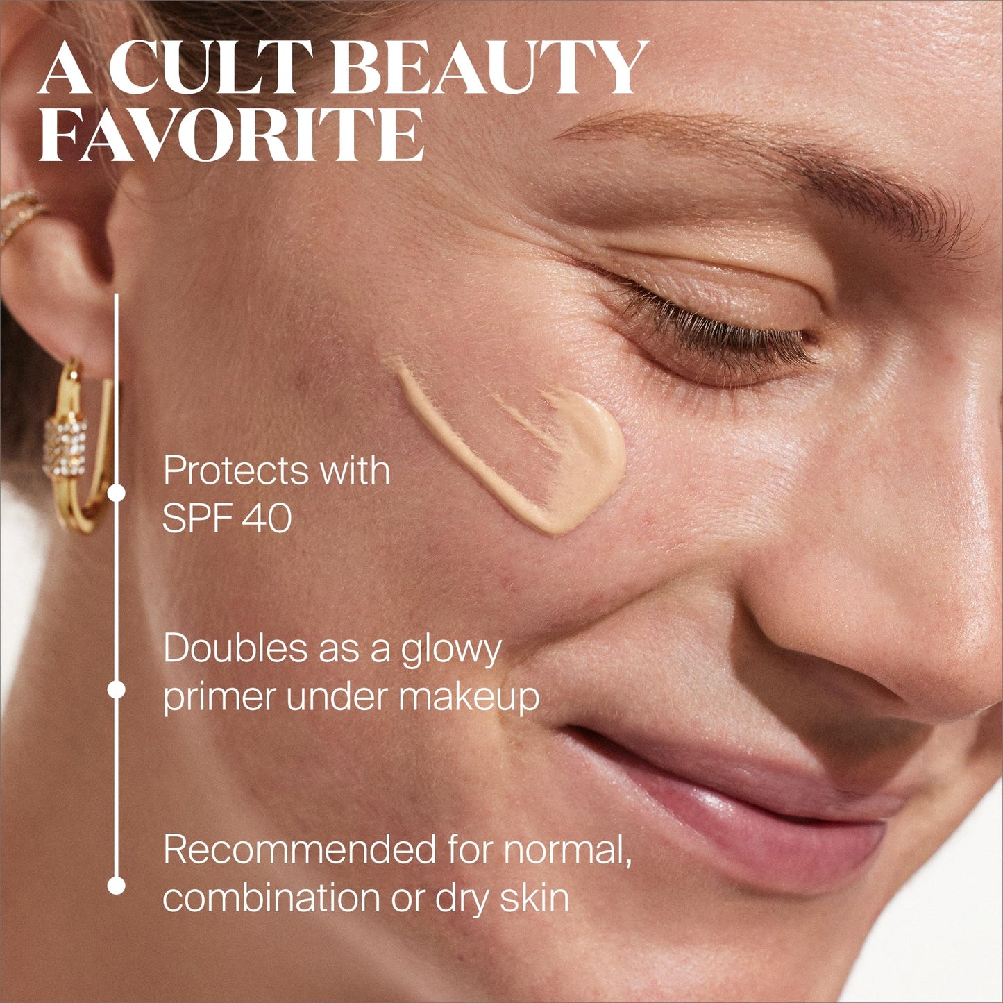 Supergoop! Glowscreen SPF 40 Tinted Sunscreen & Primer, Sunrise Champagne Glow, 1.7 fl oz – Hydrating with Hyaluronic Acid & Vitamin B5