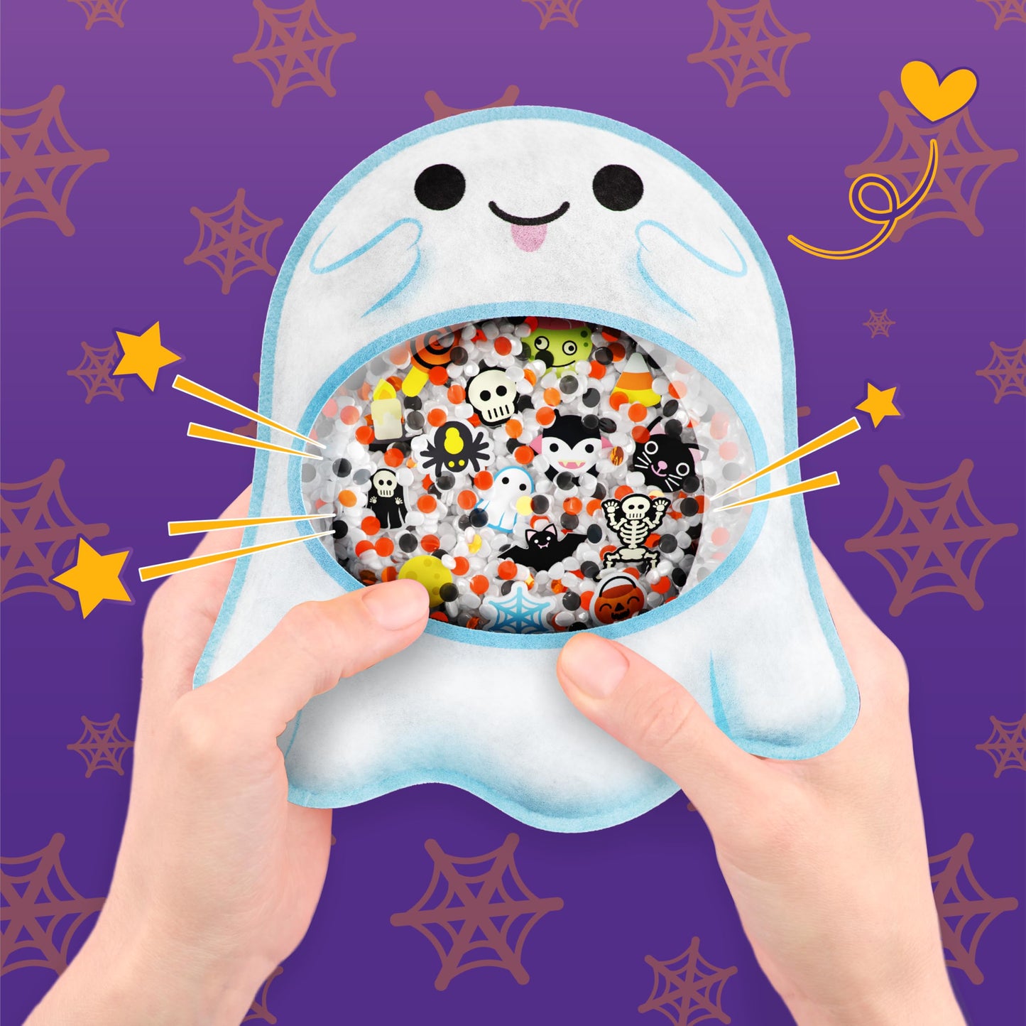 Vango BIZYBOO Pumpkin Seek & Find Toy – Preschool Learning Activity for Toddlers, Ages 2+ – Educational Sorting & Boo Basket Gift