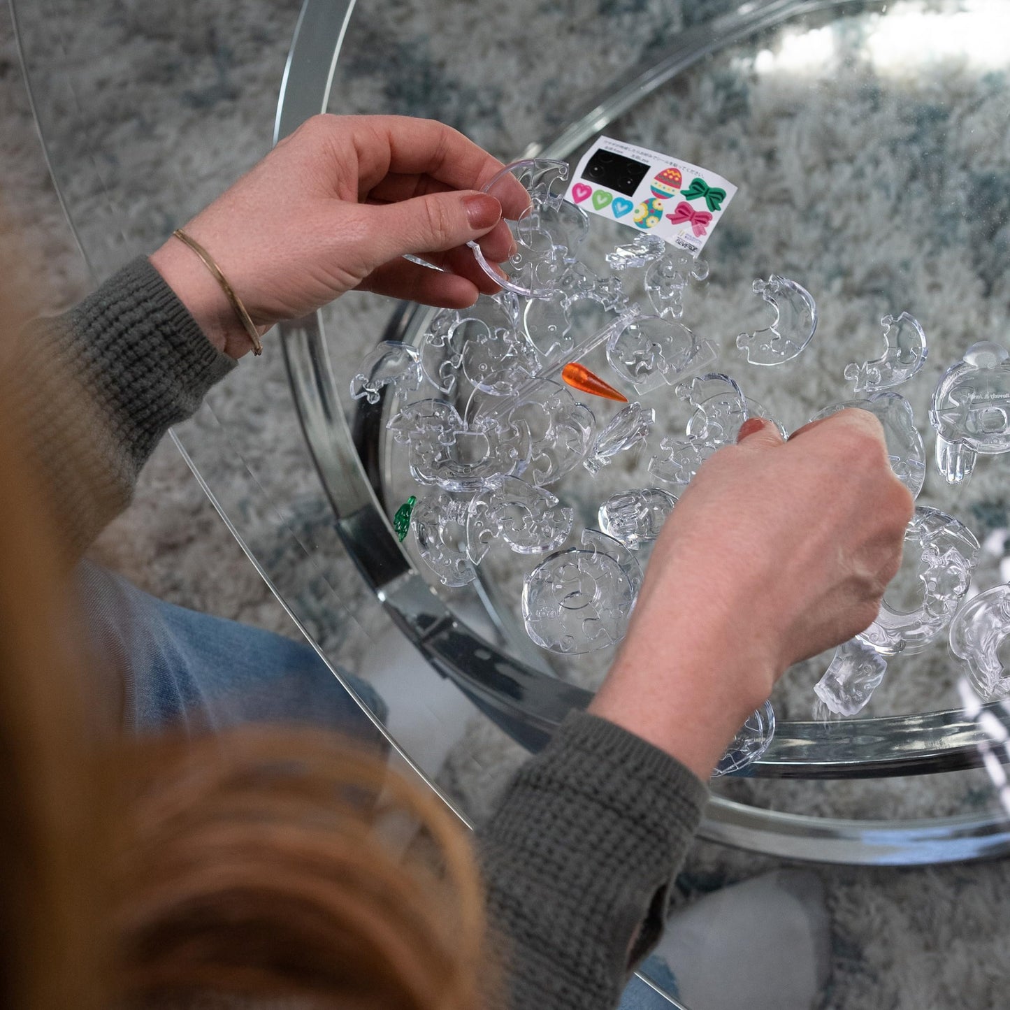 BePuzzled | Peanuts Snoopy Heart Original 3D Crystal Puzzle, Ages 12 and Up