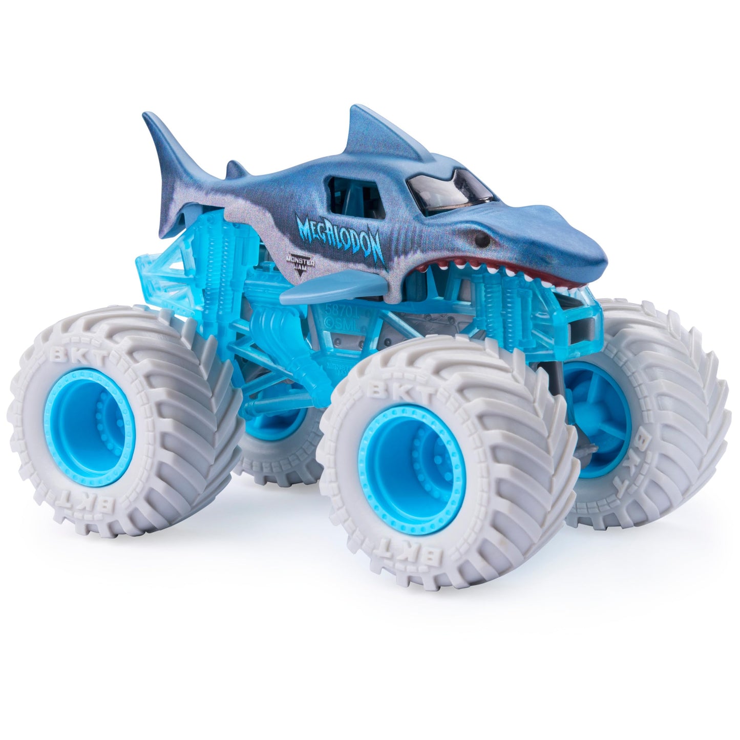 Monster Jam, Official Megalodon Mayhem Playset with Exclusive 1:64 Scale Megalodon Die-Cast Monster Truck