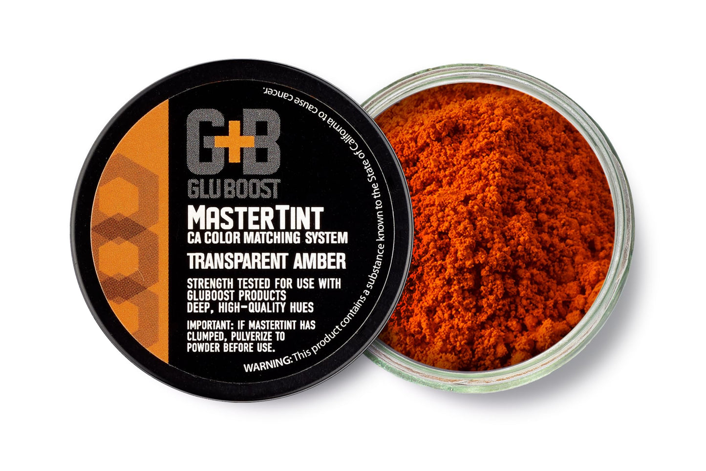 GluBoost MasterTint Jar - Amber | Long-Lasting Color Additive for Perfect Color Matching | Works with MasterGlu & Fill n’ Finish Pro | No Solvent Needed