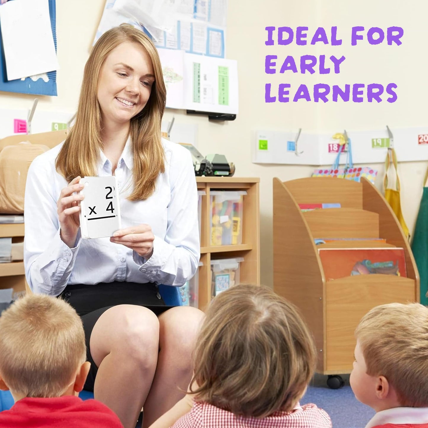 Star Right Multiplication Flash Cards - 169 Hole-Punched Times Tables Cards with 2 Rings for Kids 8+, Home & School Practice