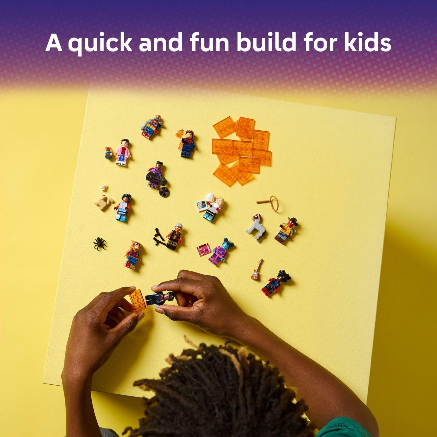 LEGO Spider-Man: Across the Spider-Verse Minifigures 6-Pack – Action Figures for Kids 5+, Pretend Play Toy Gift, 66797