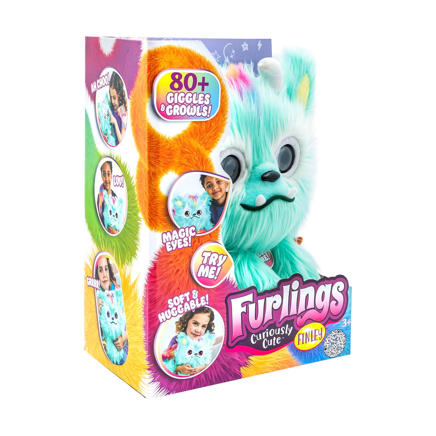 Furlings Finley - 13" Interactive Plush Toy, 80+ Sounds & Animations, Gift for Girls & Boys 3+