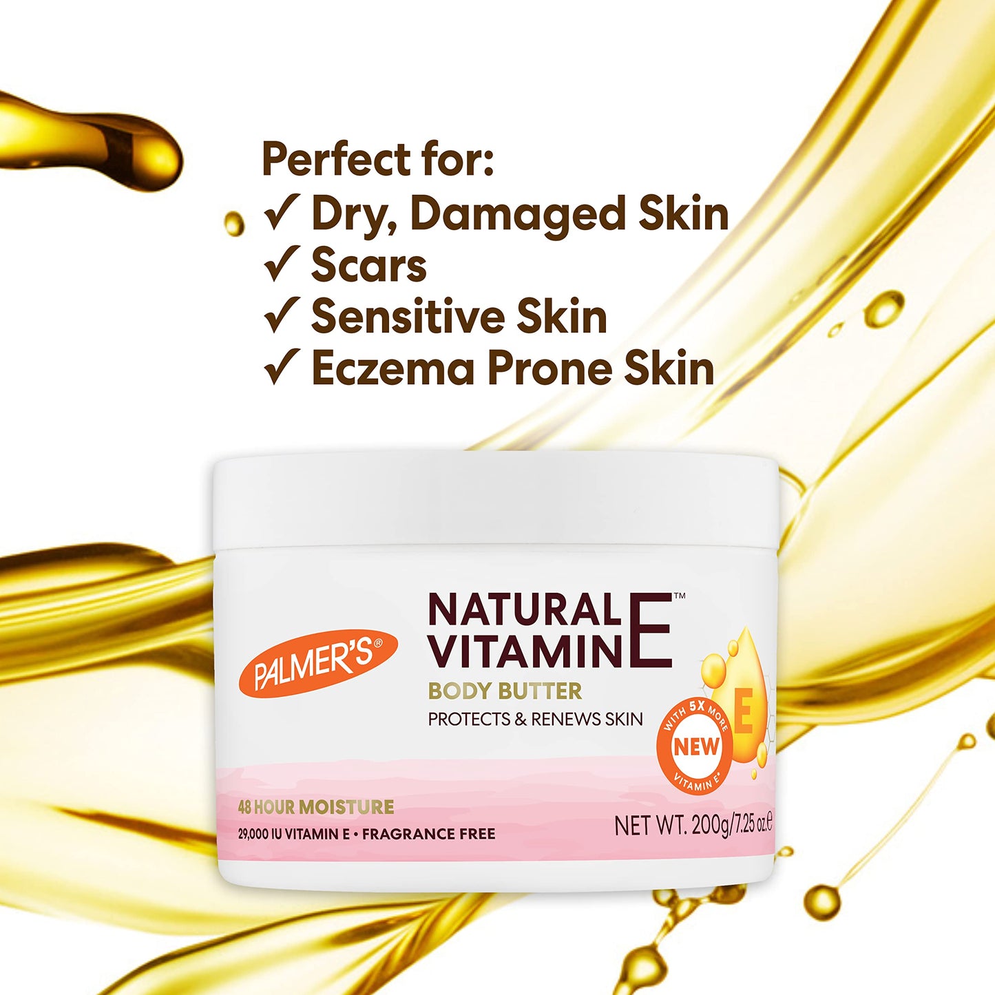 Palmer's Natural Vitamin E Body Butter, 7.25 Ounce