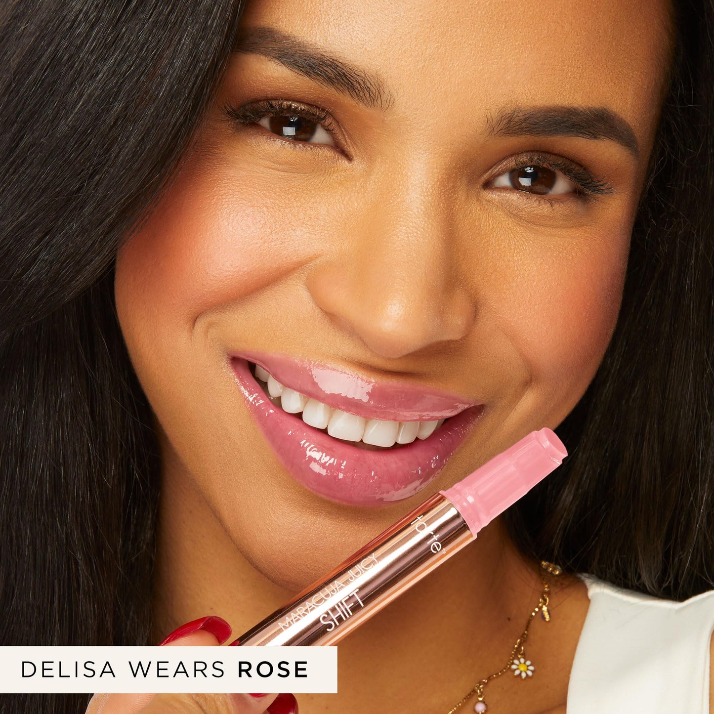 tarte Maracuja Juicy Lip Shift – Hydrating Plumping Lip Gloss with Hyaluronic Acid & Vitamin E, High Shine, Vegan & Cruelty-Free