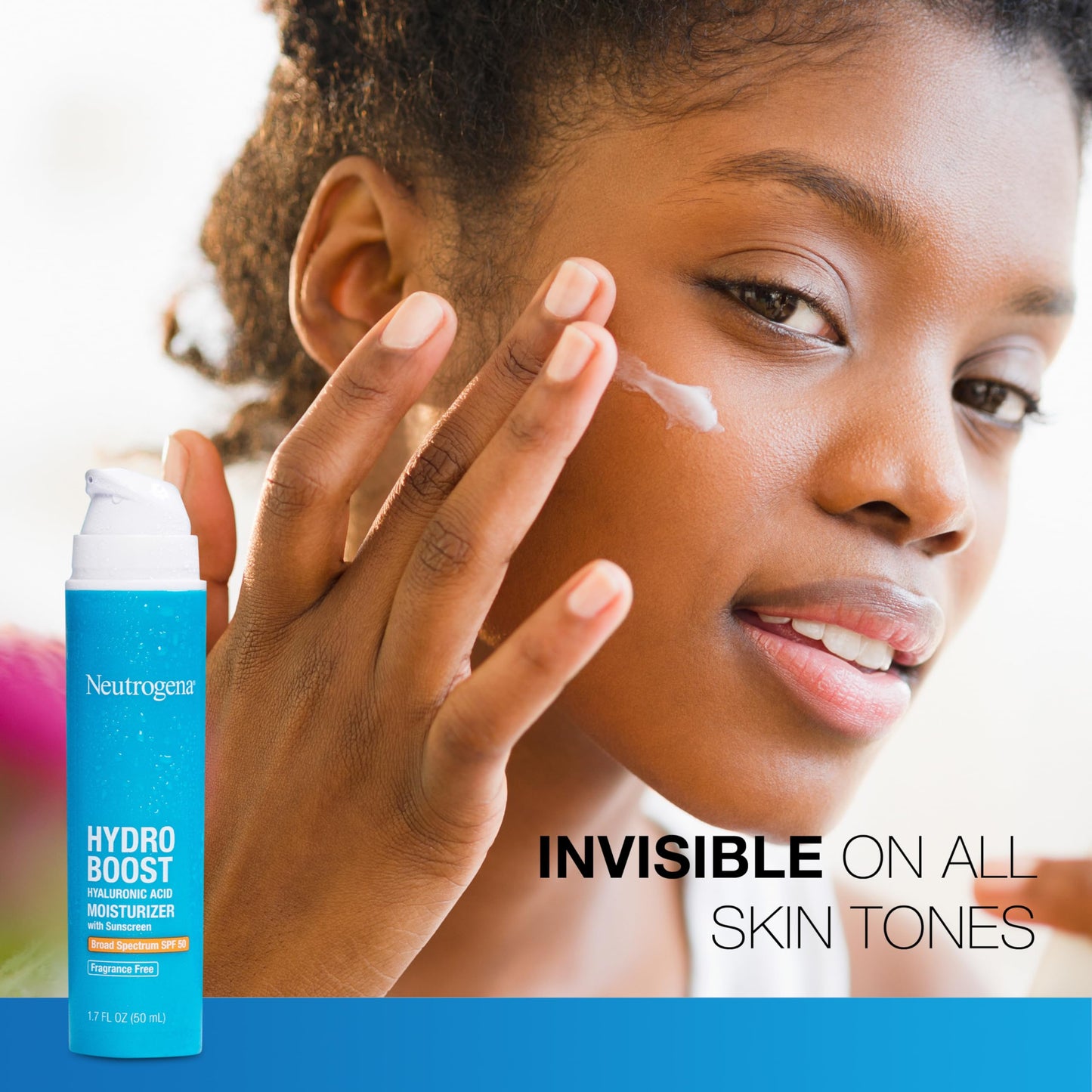 Neutrogena Hydro Boost Hyaluronic Acid Face Moisturizer SPF 50 – Fragrance-Free, Hydrates & Soothes Dry Skin, 1.7 fl. oz