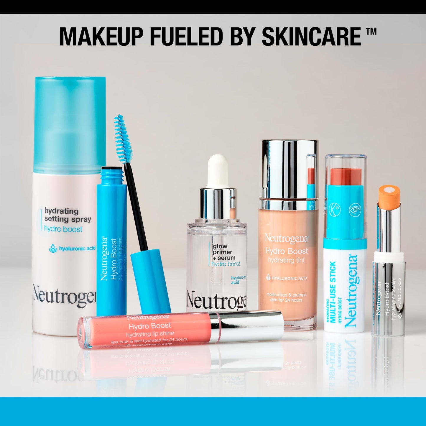 Neutrogena Hydro Boost Hydrating Makeup Setting Spray with Hyaluronic Acid – Longwear Facial Mist for Smooth, Glowing, Dewy Skin, 3.4 fl. oz