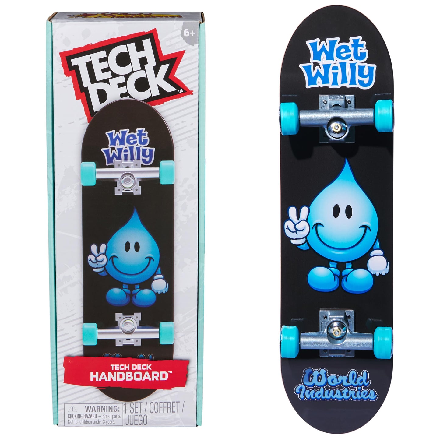 TECH DECK, World Industries Handboard; Authentic Mini Skateboards, Kids Toys for Boys & Girls, Ages 6 and up (Hands Use Only)