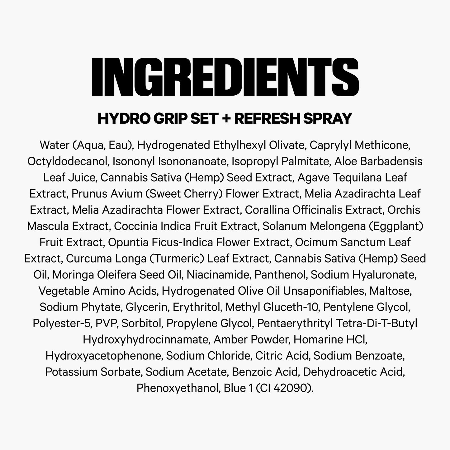 Milk Makeup Hydro Grip Set with Refresh Spray – Long-Lasting, Hydrating, Alcohol-Free Mist & Makeup Setter, 3.38 oz