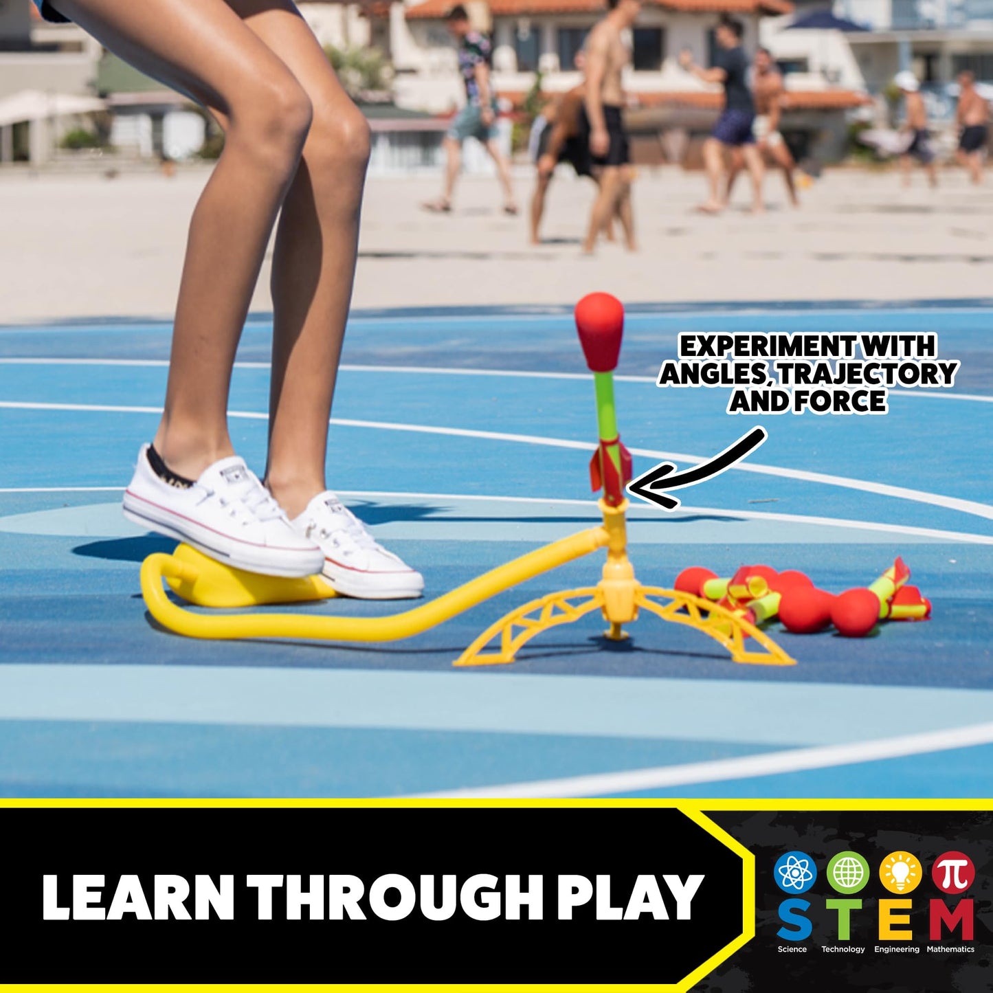 Stomp Rocket Ultra Rocket Refills, 6 Rockets - Replacement Foam-Tipped Rockets for Kids - Fun Backyard & Outdoor Kids Toys Gifts for Boys & Girls