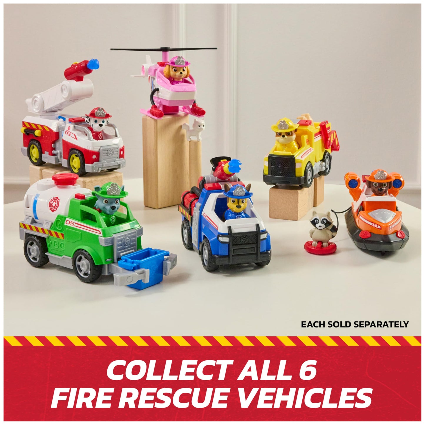 Paw Patrol Fire Rescue: Marshall Rescue Fire Engine with Action Figure & Projectile Launcher & Toy Truck, Kids Toys for Boys & Girls Ages 3 and Up