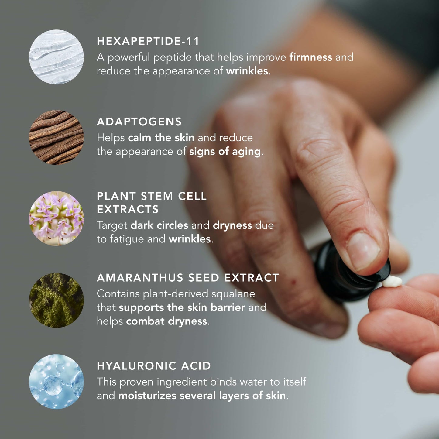 Caldera + Lab The Eye Serum | Men’s Eye Serum formulated for fine lines, dark circles and puffiness.