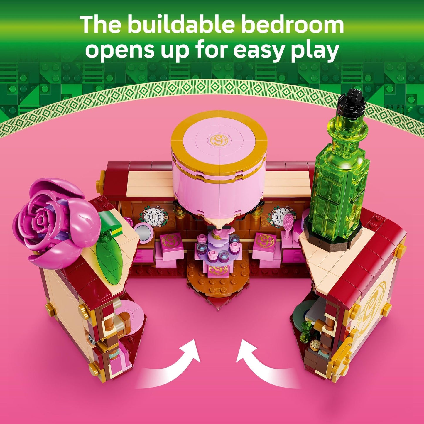 LEGO Wicked Glinda & Elphaba's Dorm Room Set 75683 – Buildable Wizard Dorm Toy for Kids 8+, Magical Dollhouse Gift for Girls & Boys