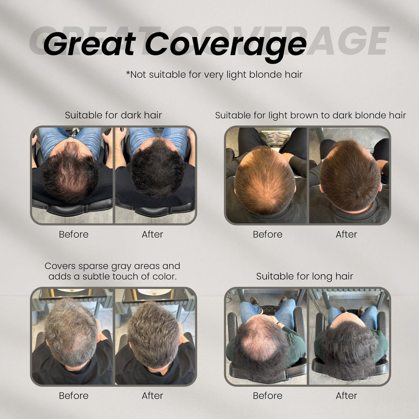 BATCI Hair Concealer for Thinning Hair – Root Touch Up & Filler Cream for Men & Women – Instantly Covers Bald Spots & Gray Roots, 30ml