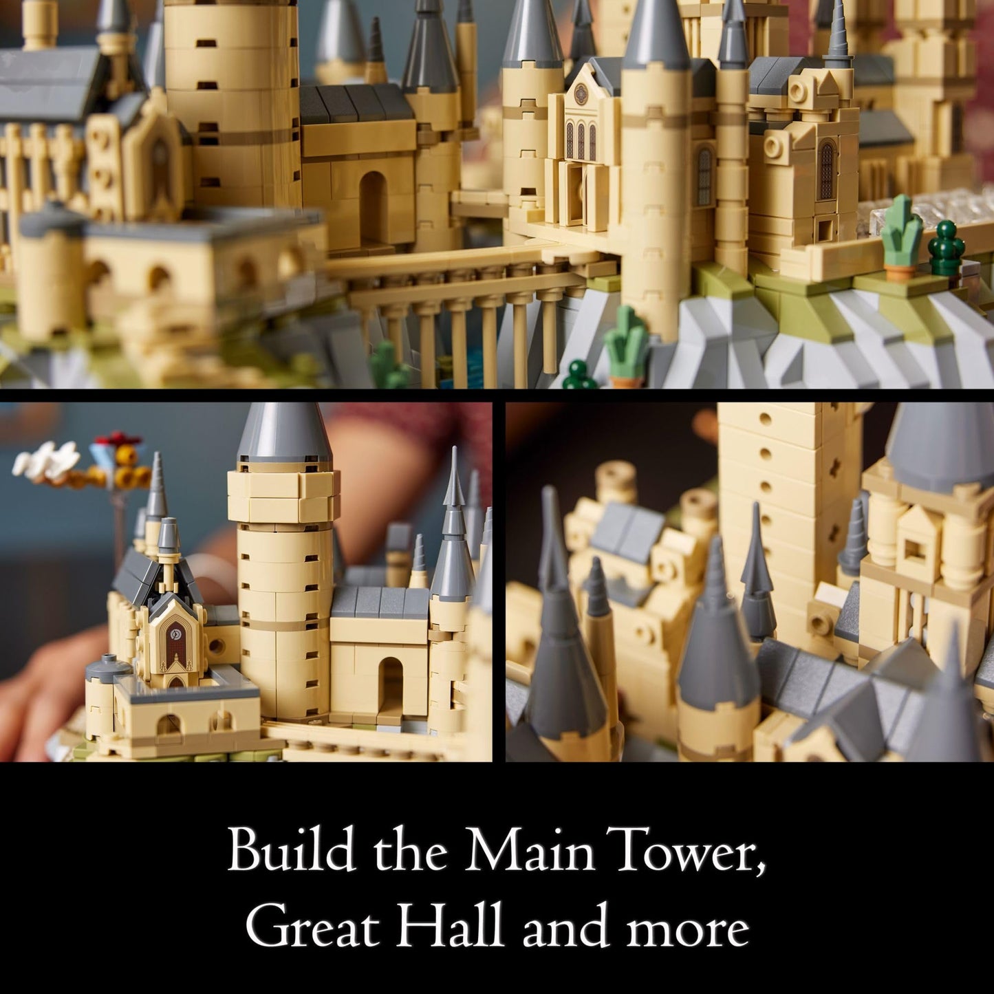 LEGO Harry Potter Hogwarts Castle 76419 Building Set – Collectible Display Model, Recreate Wizarding World Scenes, Gift for Adults