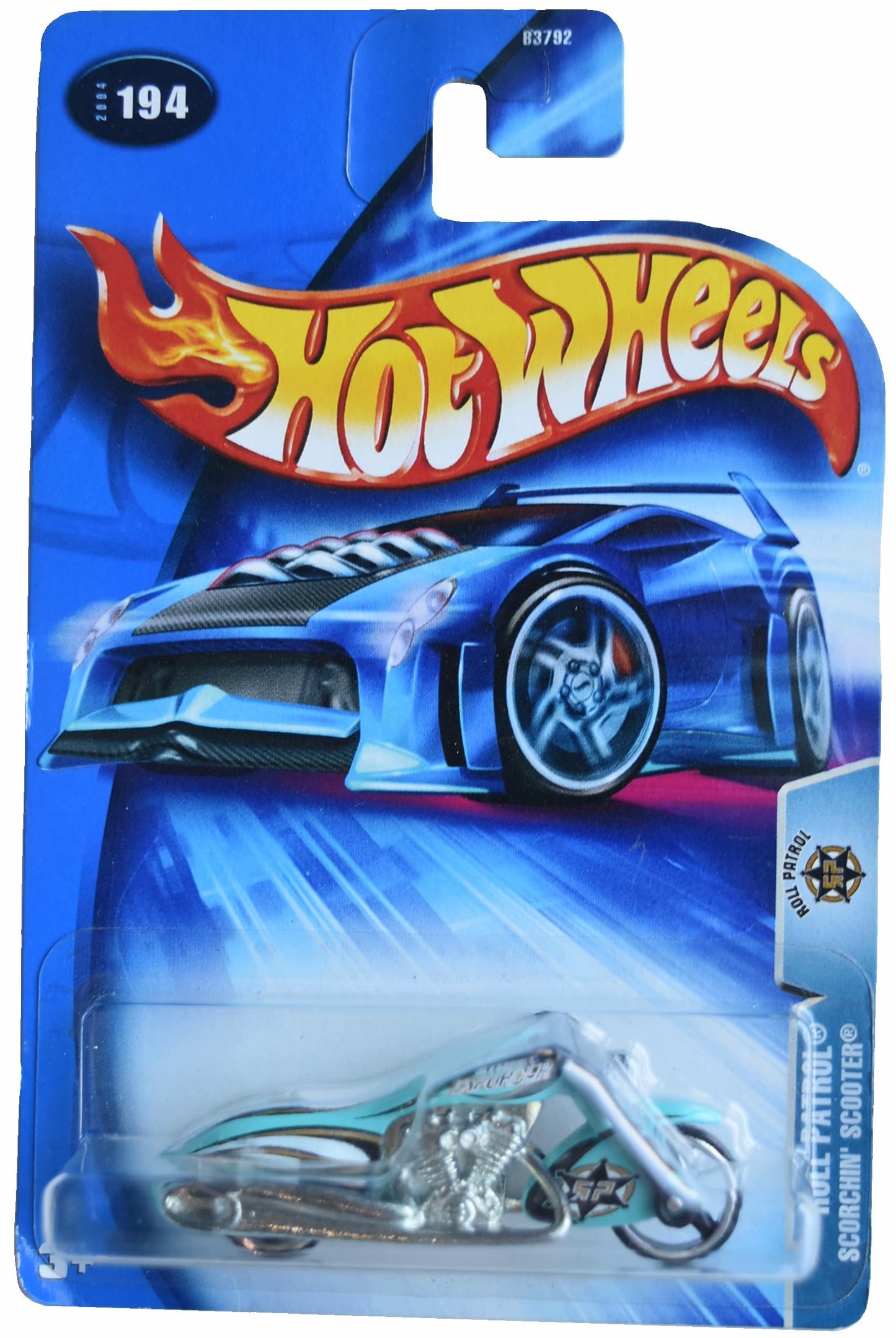 Hot Wheels Scorchin Scooter, Roll Patrol #194