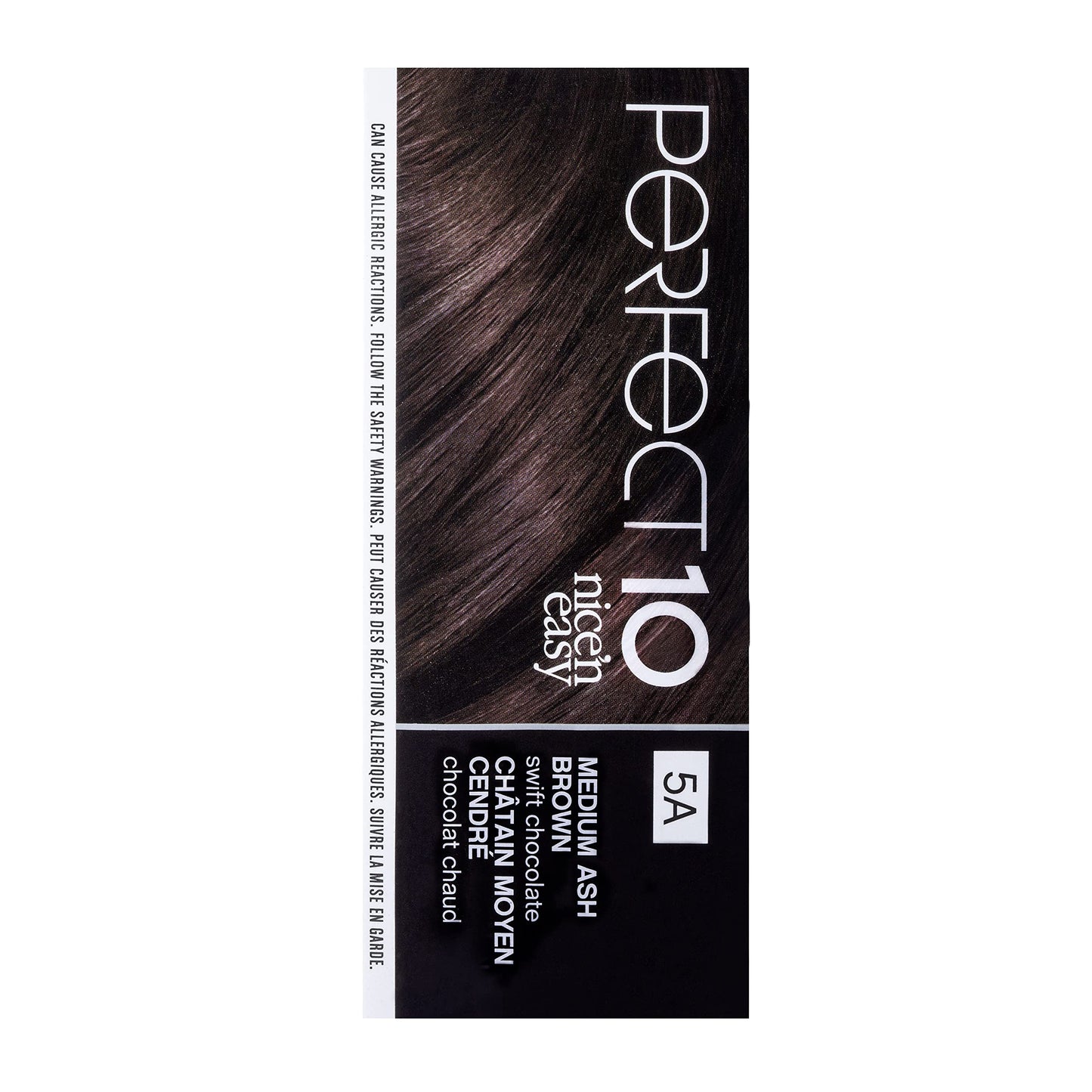 Clairol Nice'n Easy Perfect 10 Permanent Hair Dye, 5A Medium Ash Brown Hair Color, Pack of 1