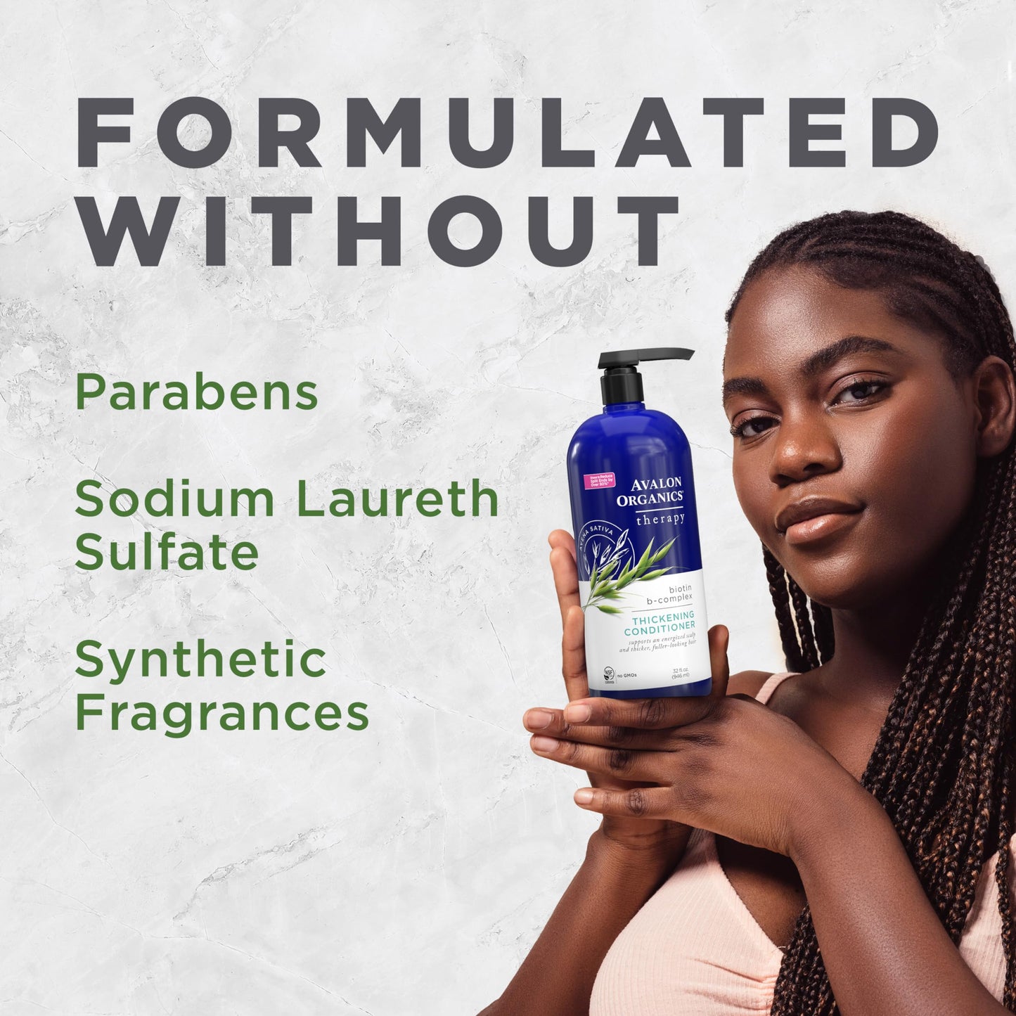 Avalon Organics Therapy Thickening Conditioner Biotin B-Complex, 32 oz