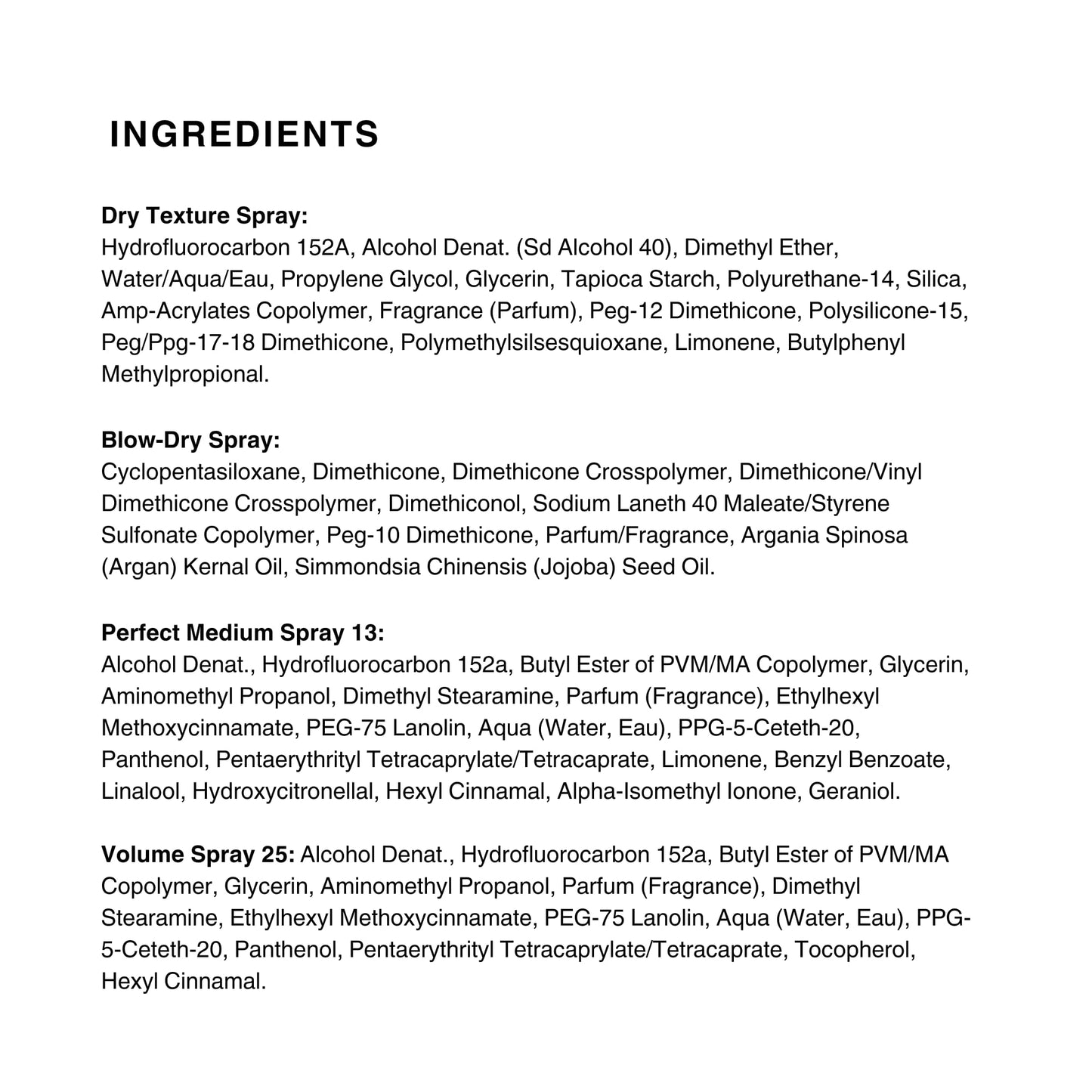 Kenra Professional Travel Haircare Kit | Volume, Blow-Dry, Dry Texture & Medium Hold Spray | Adds Shine, Body & Smooth Finish | 4 Pc Set