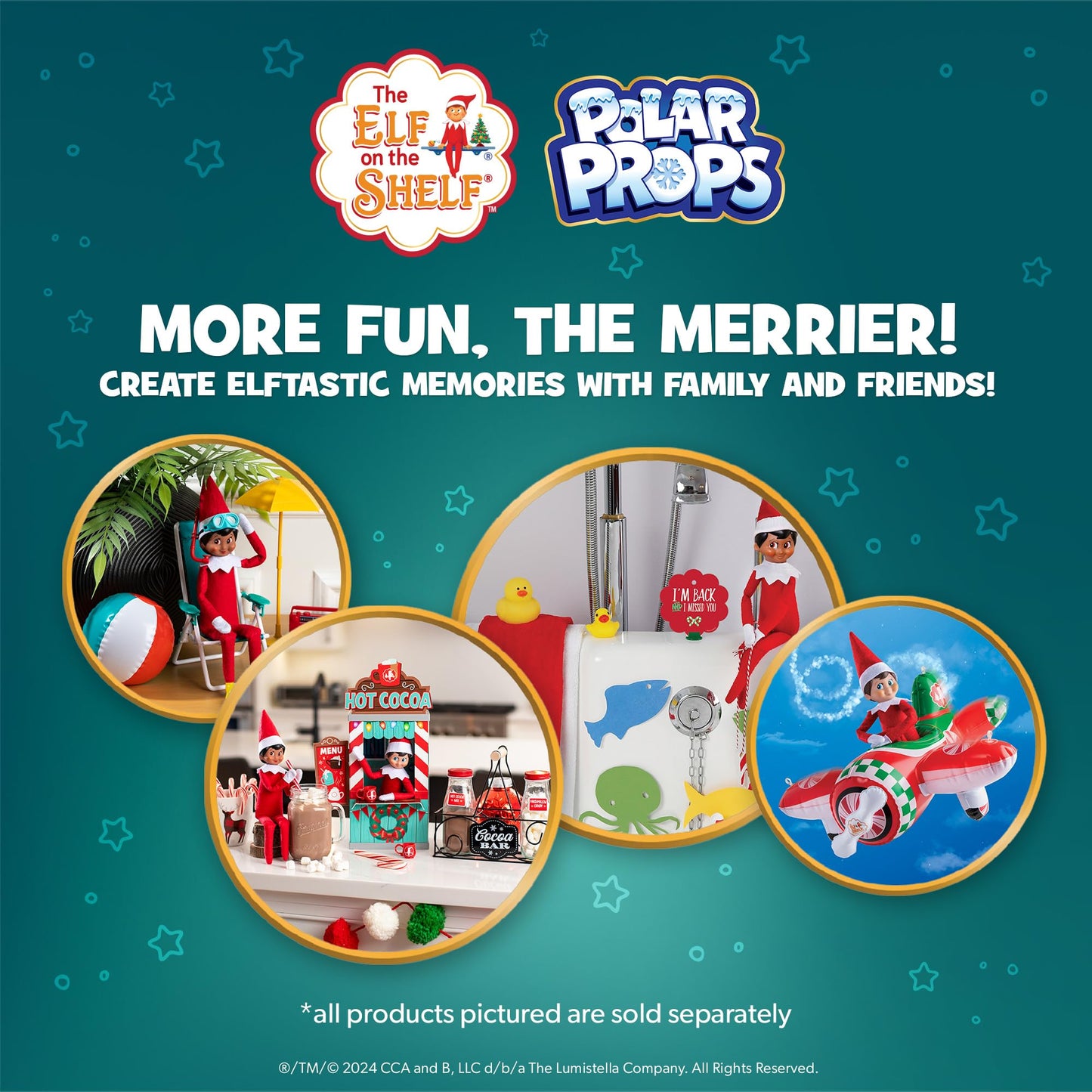 The Elf on the Shelf 24-Day Super Set – 80+ Props, MagiFreez Pants & Calendar for 24 Days of Elf Magic, Ages 3+, Scout Elf Not Included