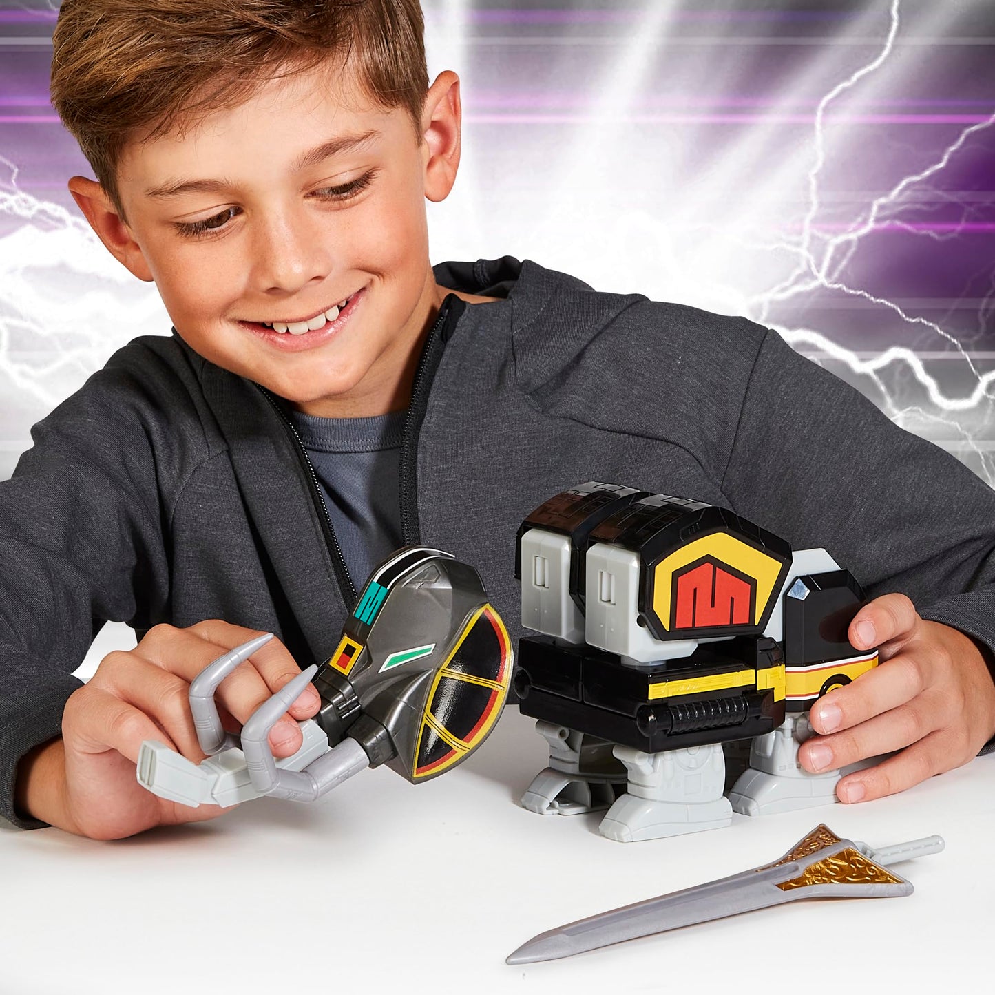 Mighty Morphin Power Rangers: Re-Ignition - Mastodon Deluxe Combinable Dinozord by Playmates Toys