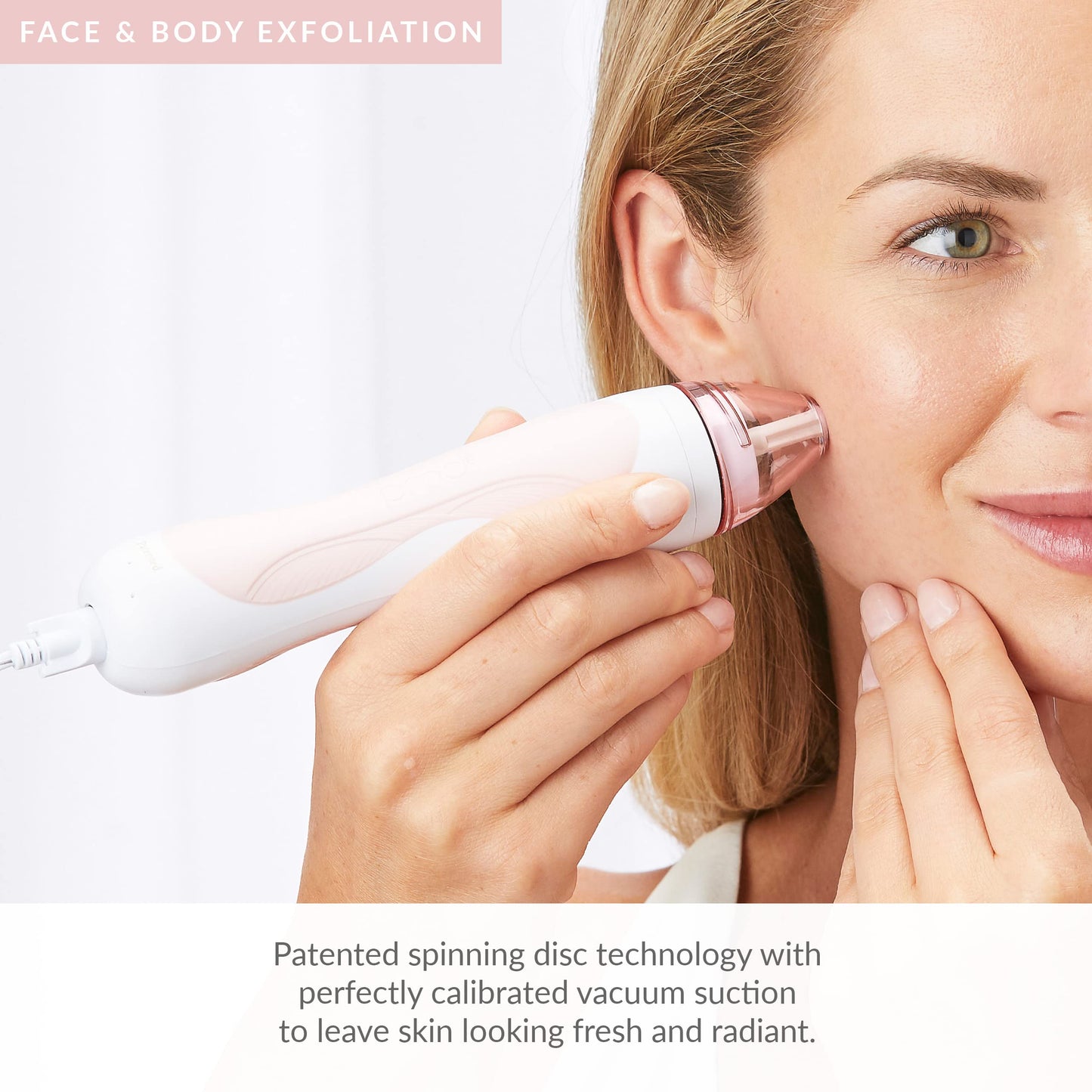 PMD Personal Microderm Pro - At-Home Microdermabrasion Device for Face & Body with Exfoliating Crystals, Vacuum Suction & Dual Speeds