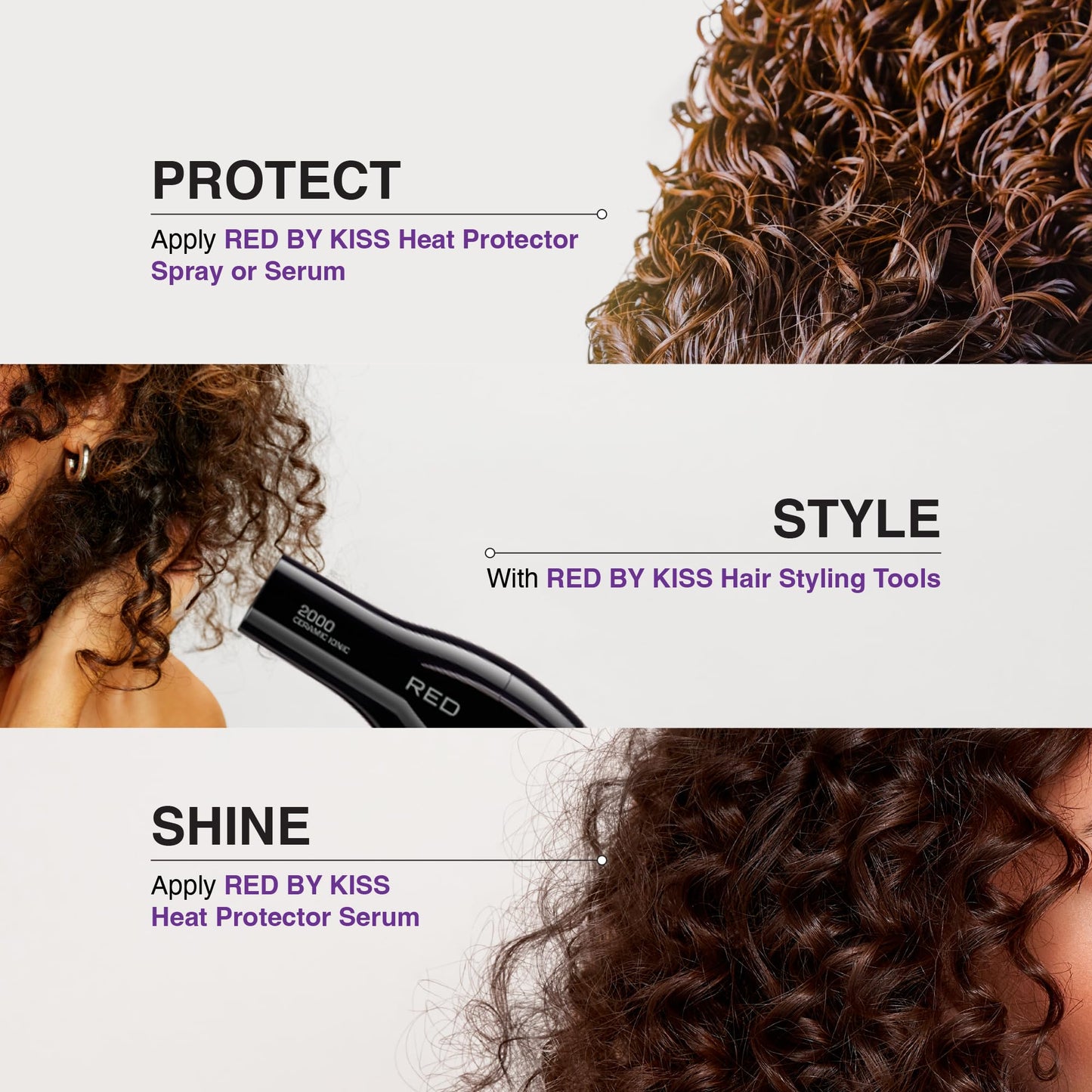 Red by Kiss Heat Protector Spray 4 Fl Oz – Ultra Keratin Formula with Vitamin B5 for Thermal Protection, Hydration, Strength & Anti-Frizz