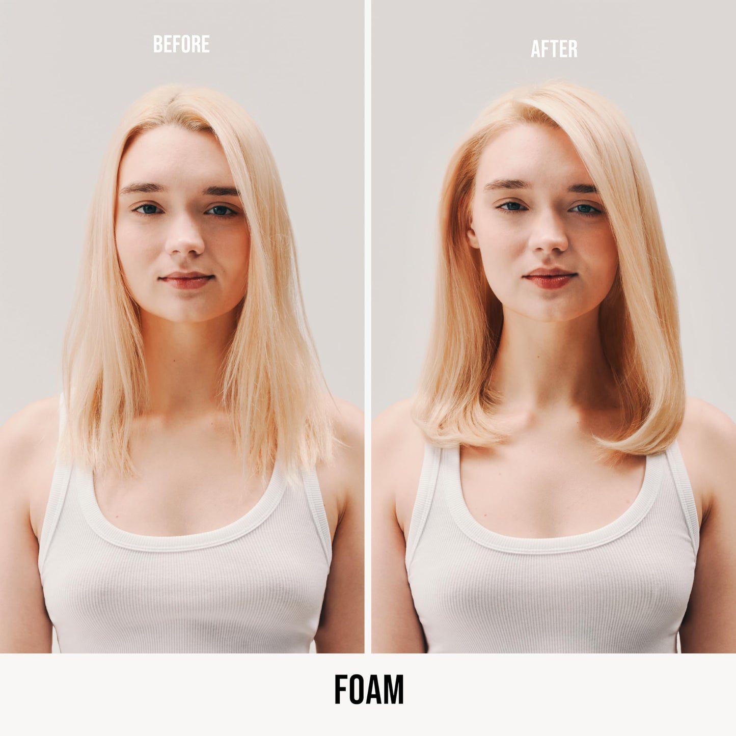 AG Care Foam Weightless Volumizer, Lightweight with Heat Protection for Fuller Looking Hair, 5 Fl Oz