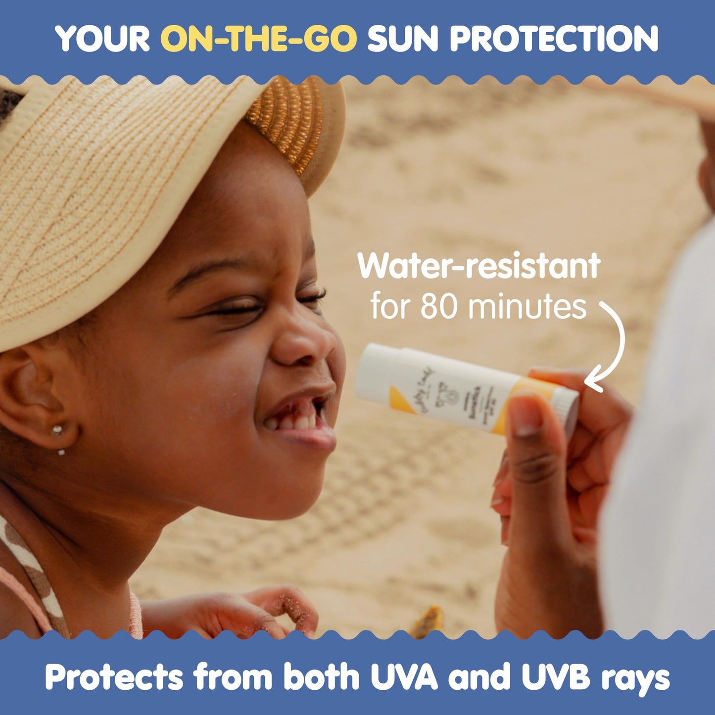 Tubby Todd Mineral Sunstick SPF 30 for Kids – Water-Resistant Broad Spectrum Sunscreen for Face & Body, Sensitive Skin Safe, 2-Pack 0.5 oz