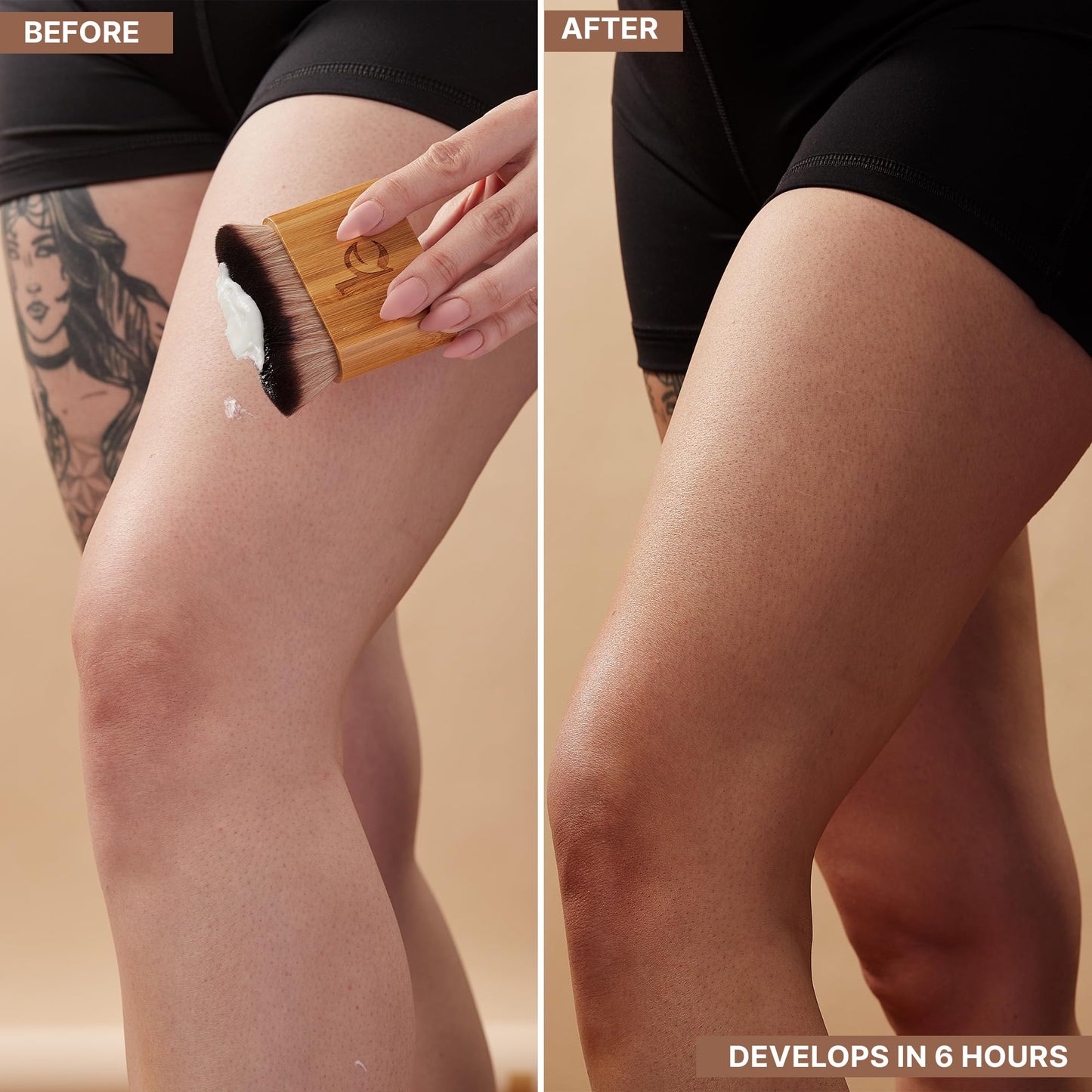 Beauty by Earth Self Tanner Lotion - Natural & Organic Ingredients, Aloe Vera & Coconut Moisturizer for Medium to Dark Skin, Streak-Free Glow, Made in USA