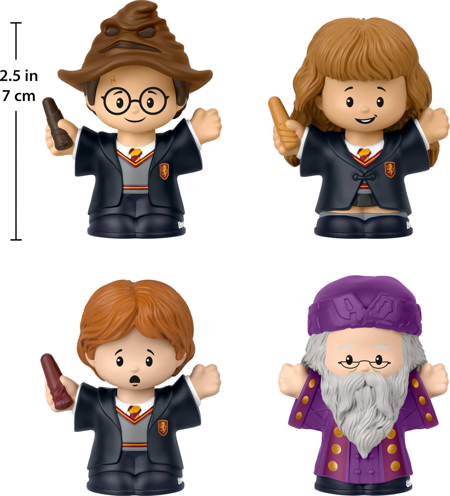 Little People Collector Harry Potter and The Sorcerer’s Stone Movie Special Edition Set for Adults & Fans, 4 Figures in Display Package