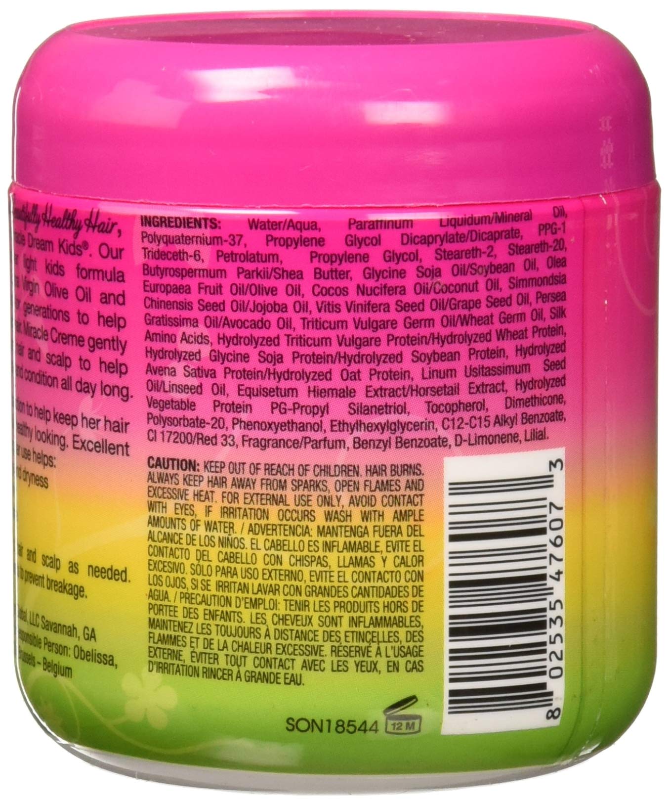 African Pride Dream Kids Olive Miracle Creme, 6 Ounce