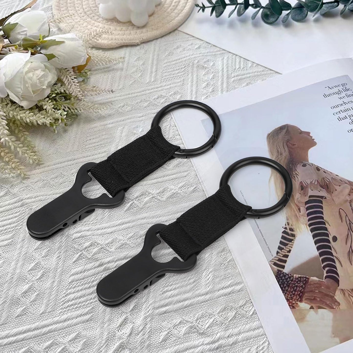 Niveaya Hat Clip for Travel Bag – 2 Pack Vacation, Beach & Cruise Essentials Accessory for Handbags, Backpacks & Luggage