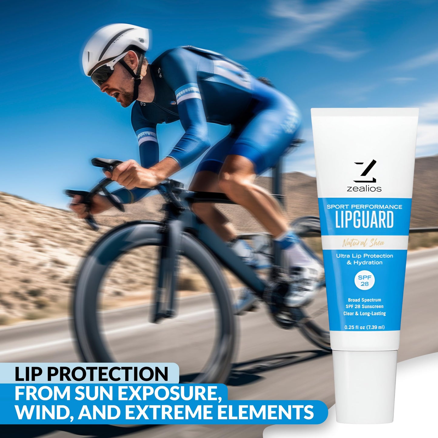 Zealios LipGuard SPF 28 Lip Balm – Hydrating Sunscreen for Dry, Cracked Lips, Paraben-Free with Coconut & Jojoba Oil, 0.25 oz