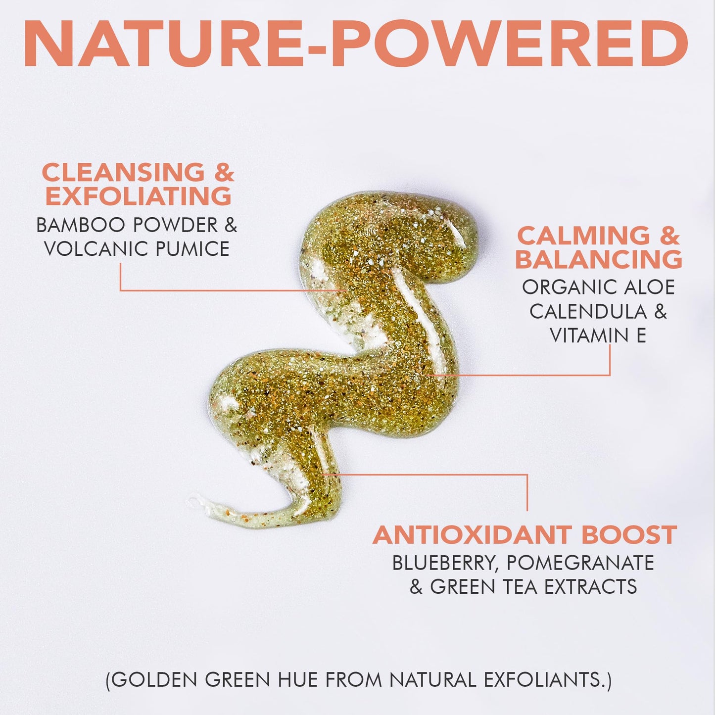 Face Scrub and Face Wash, Gentle Exfoliating, Cleansing Facial Scrub Exfoliator, Natural & Organic Ingredients