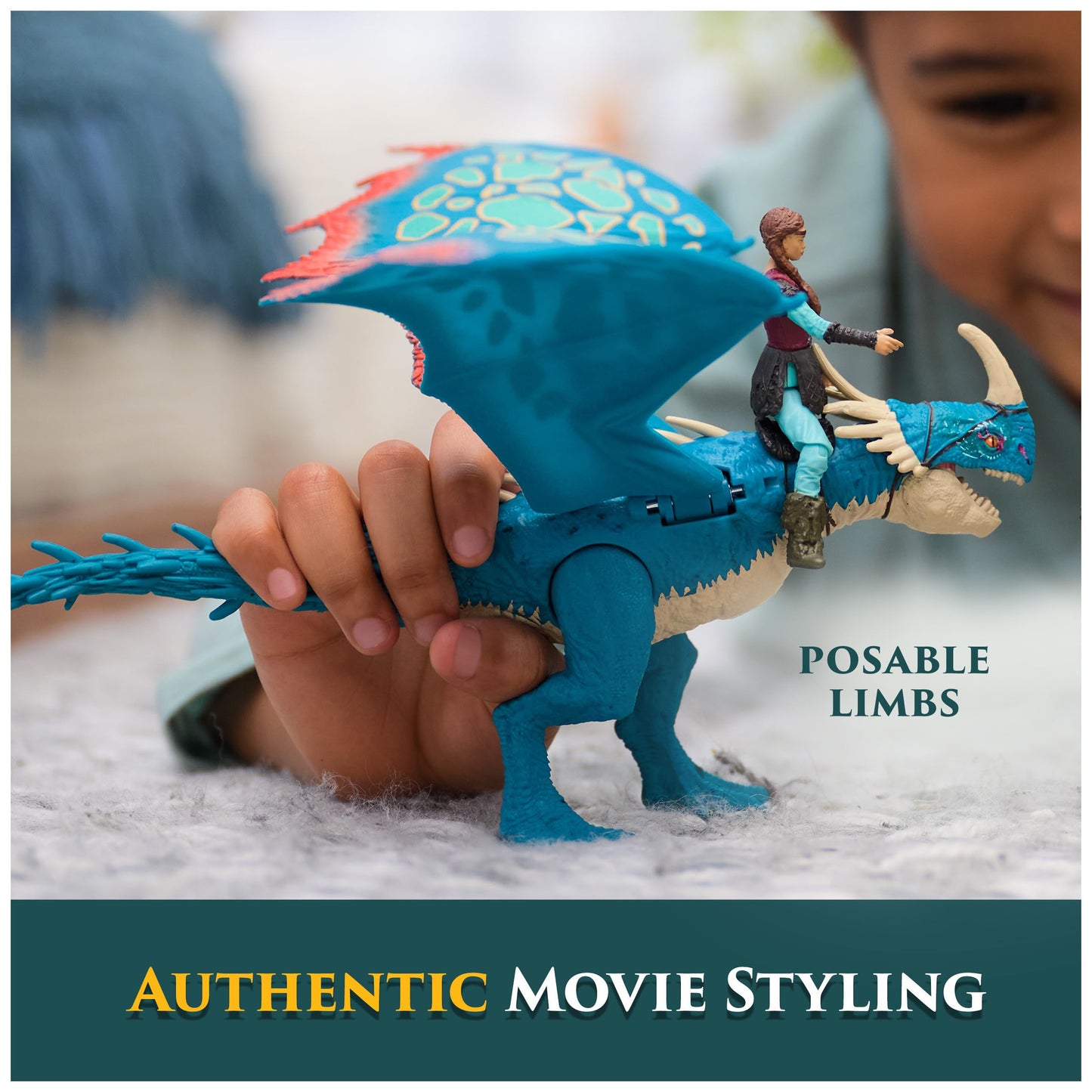 Dreamworks Dragons, How to Train Your Dragon, Deadly Nadder & Astrid, Viking Duo Action Figures, Kids Toys for Boys Ages 4 and up