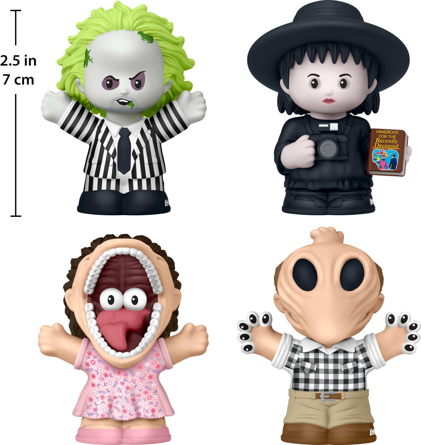 Little People COLLECTOR Beetlejuice Special Edition Set for Movie Fans, 4 Character Figures in a Display Package (Amazon Exclusive)