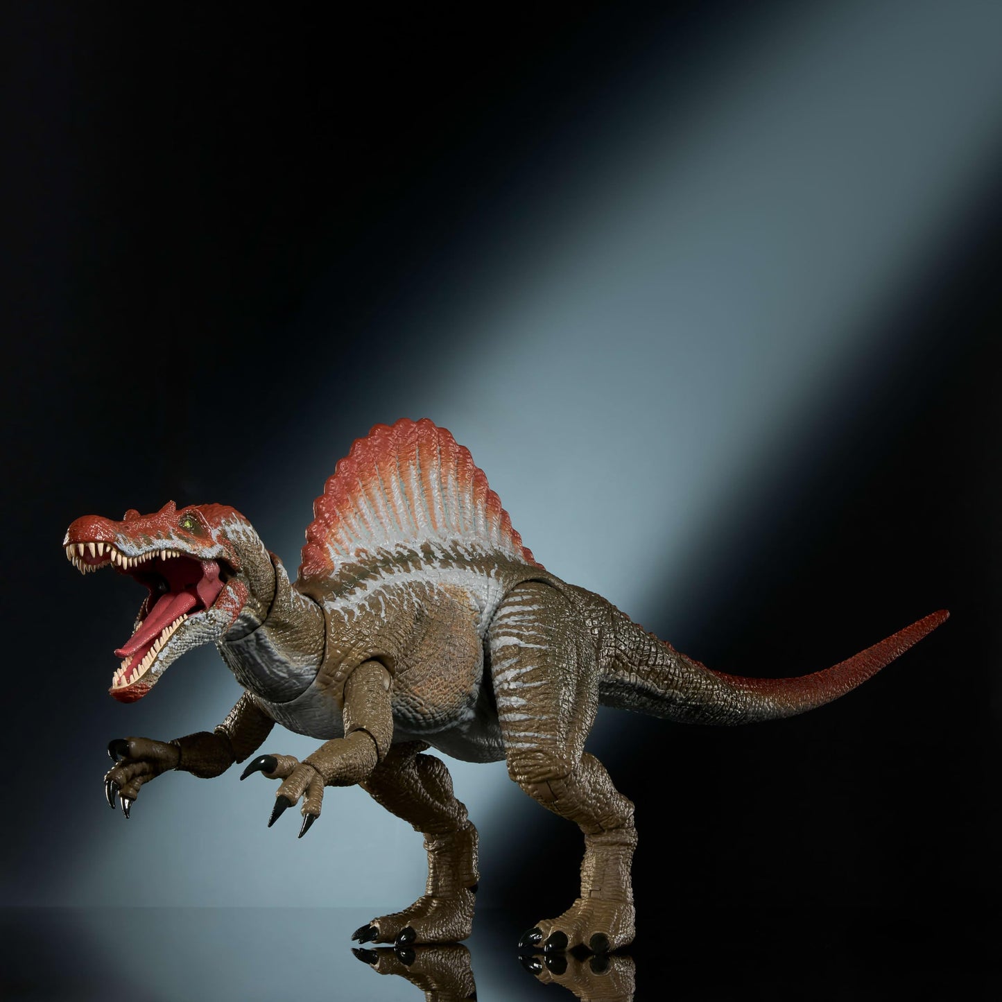 Mattel Jurassic World Hammond Collection Action Figure, Jurassic Park 3 Spinosaurus, Extra Large Carnivore Dinosaur Toy, Posable Tongue & Wired Tail