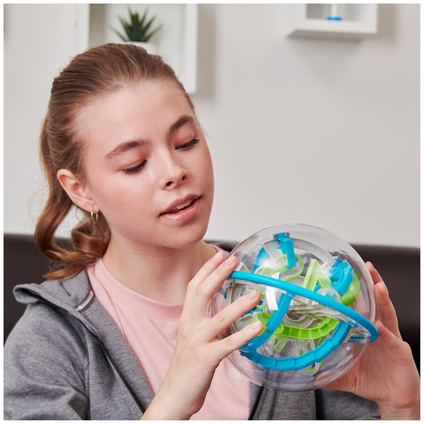 Perplexus Rebel 3D Maze Game Brain Teaser Gravity Puzzle Ball | Cool Stuff Adult Toy | Anxiety Relief Items | Sensory Toys for Adults & Kids Ages 8+