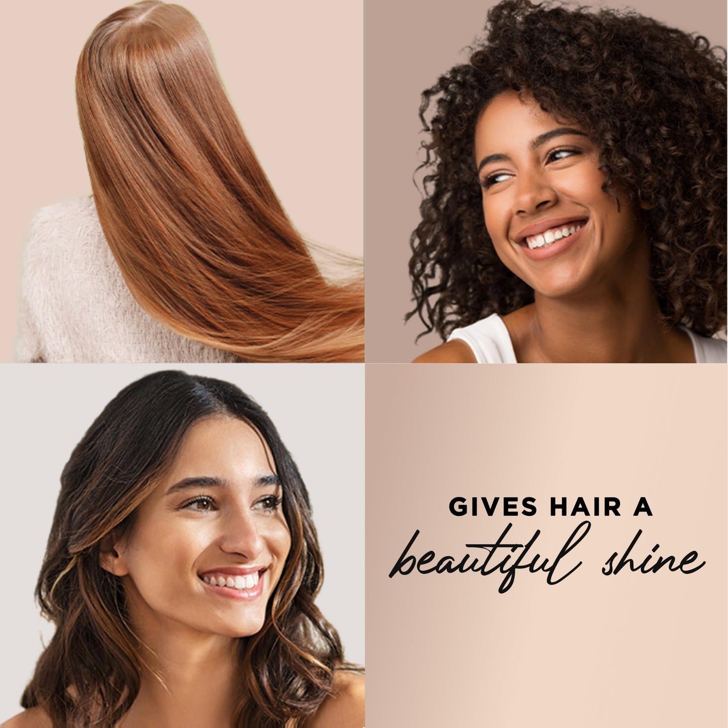 Hair Food Coconut & Argan Oil Heat Protectant Spray, 450°F Protection, Sulfate & Paraben Free, Adds Shine, Safe for All Hair Types, 6.4 Fl Oz