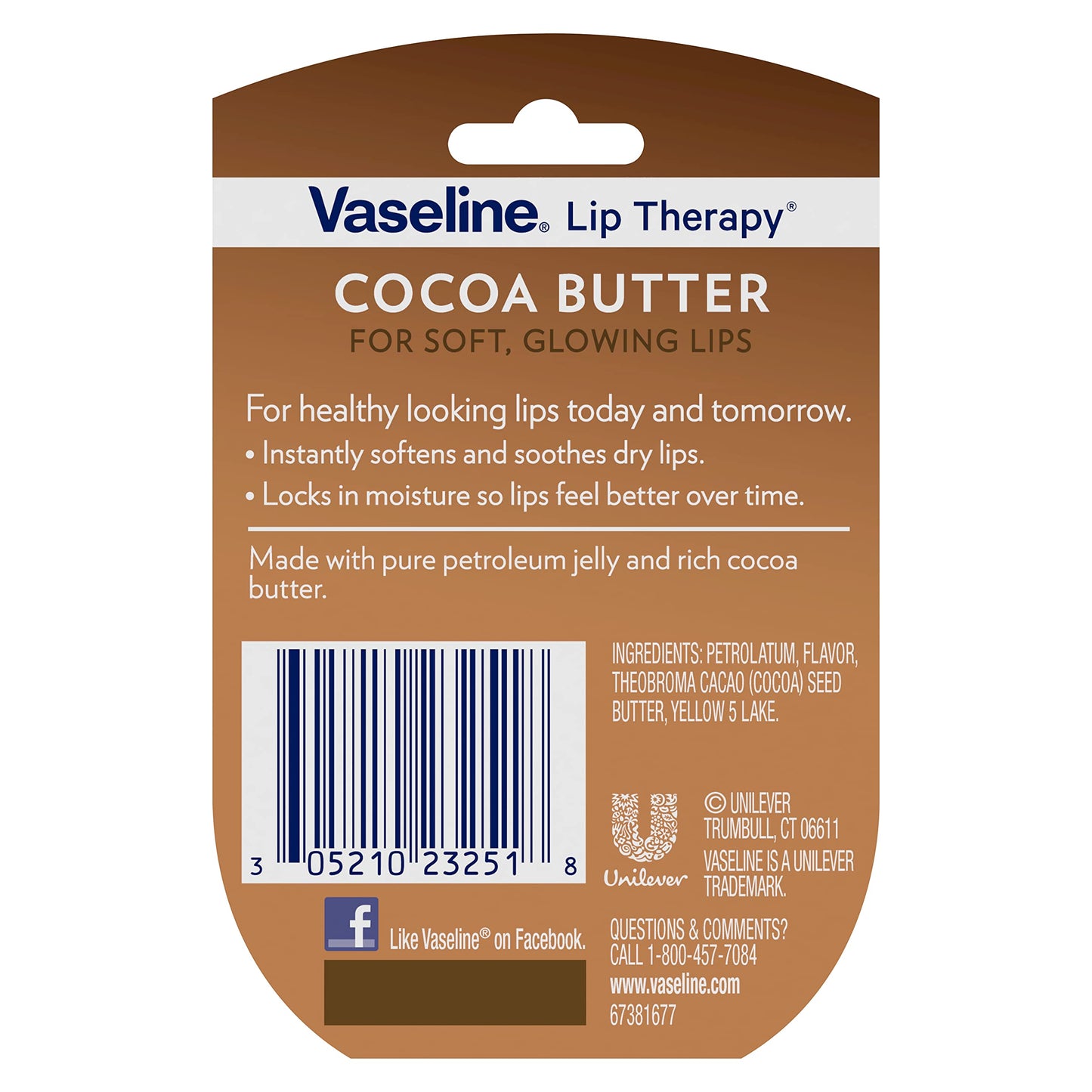 Vaseline Lip Therapy Mini Balm Trio – Crème Brûlée, Rosy Lips & Cocoa Butter – Moisturizing Lip Care for Soft, Smooth, Kissable Lips, 0.25 Oz Each