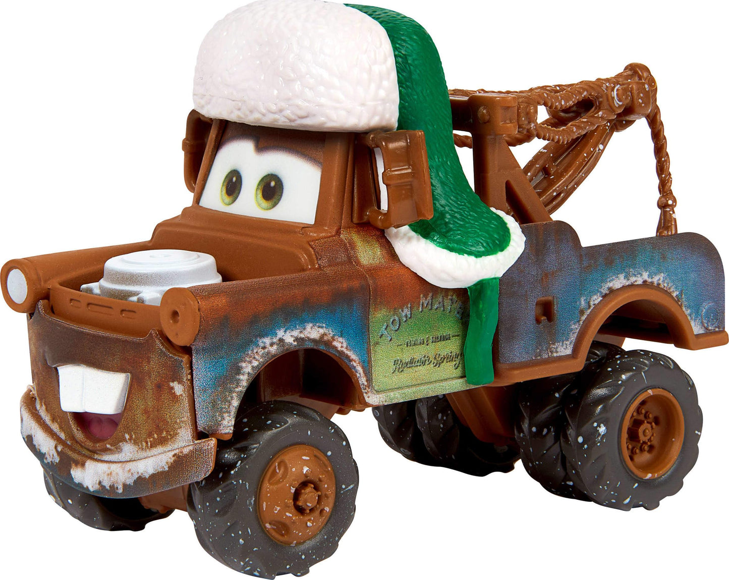 Mattel Disney Pixar Cars 5-Piece Winter Toy Set with Holiday Lightning McQueen & 2 Accessories – Amazon Exclusive