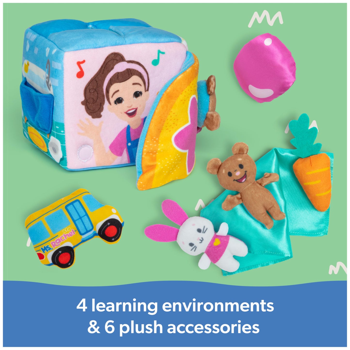 Ms. Rachel Surprise Learning Box – Educational Sensory Toys, Stuffed Animals & Activities for Babies & Toddlers Ages 0-2+