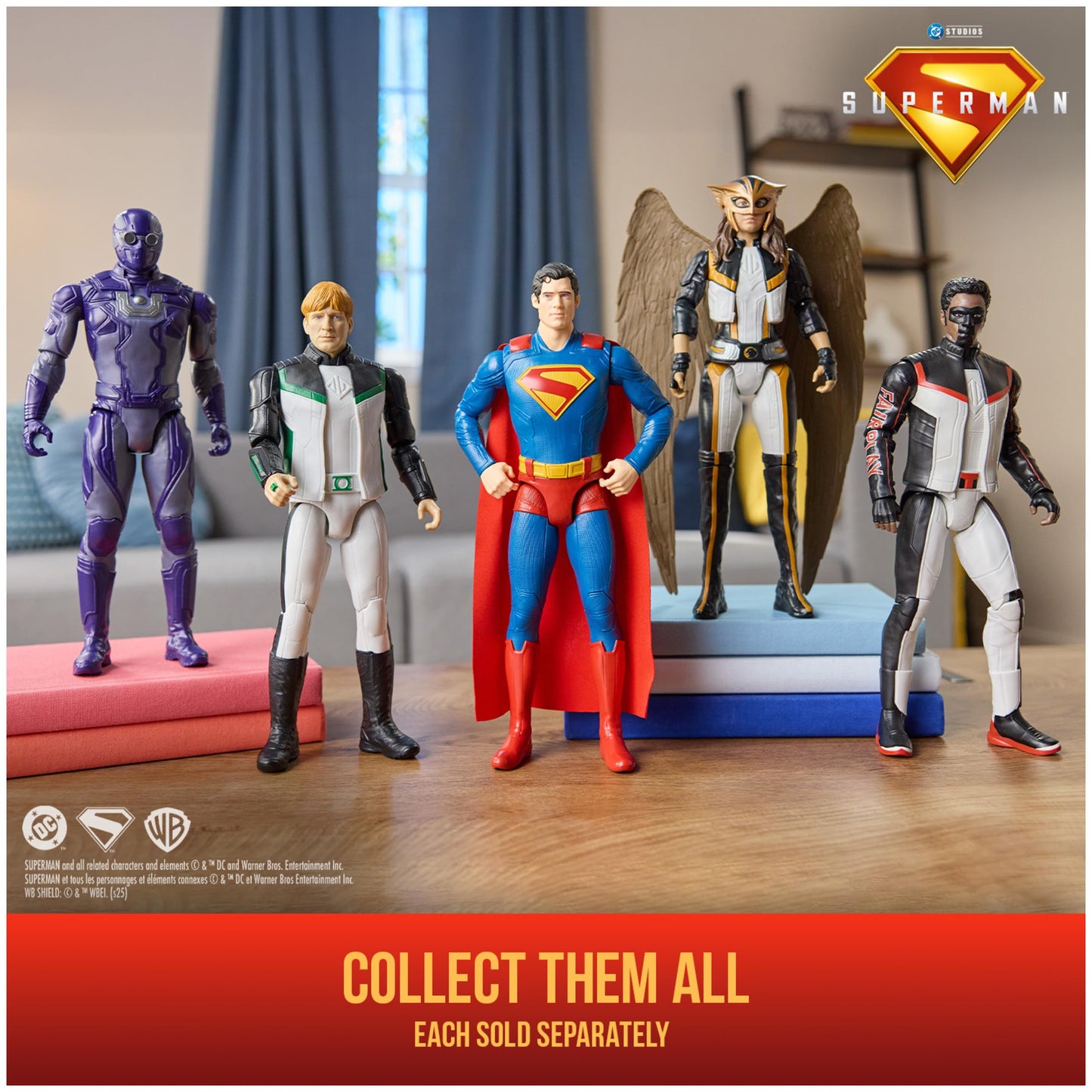 DC Comics, Superman 12-inch Superhero Action Figure, Kids Toys for Boys and Girls Pretend Play, for Ages 4 and Up